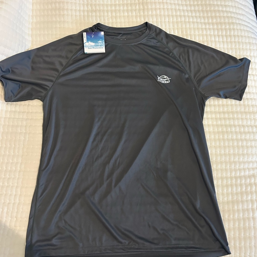 Men's Dark Gray Swim Rash Guard